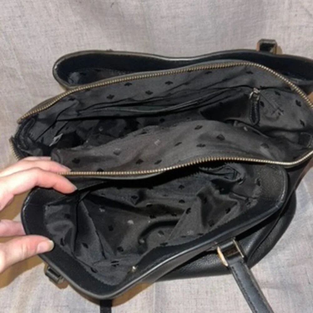 Black Kate Spade Monet Large Triple Compartment Tote - Picture 6 of 11